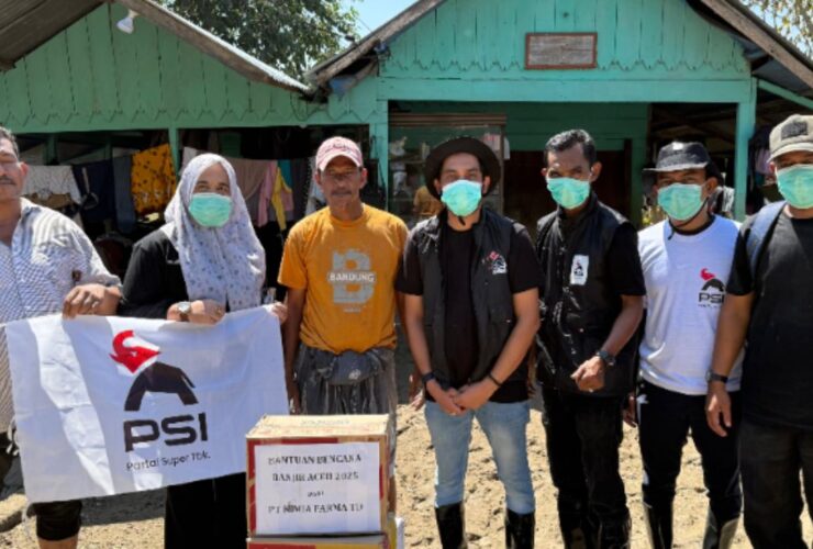 PSI Aceh Intensif Salurkan Bantuan ke Warga Terdampak Banjir Bandang di Bireuen
