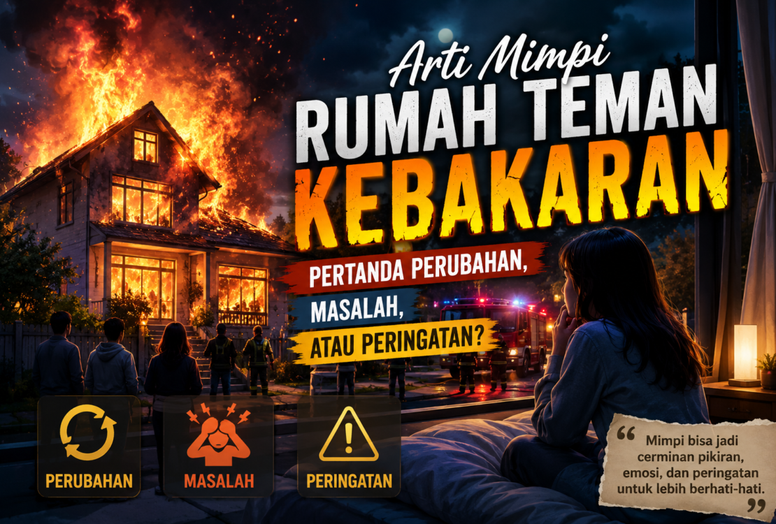 Arti Mimpi Rumah Teman Kebakaran, Pertanda Perubahan, Masalah, atau Peringatan